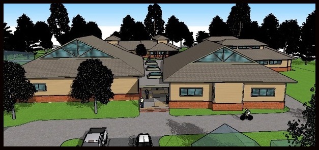 Front View of Community Center Image 3-26-021